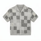 Ensemble chemise & short jacquard damier